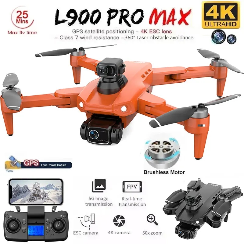 Drone Camera Professional - L900 Pro MAX GPS ドローン 4K