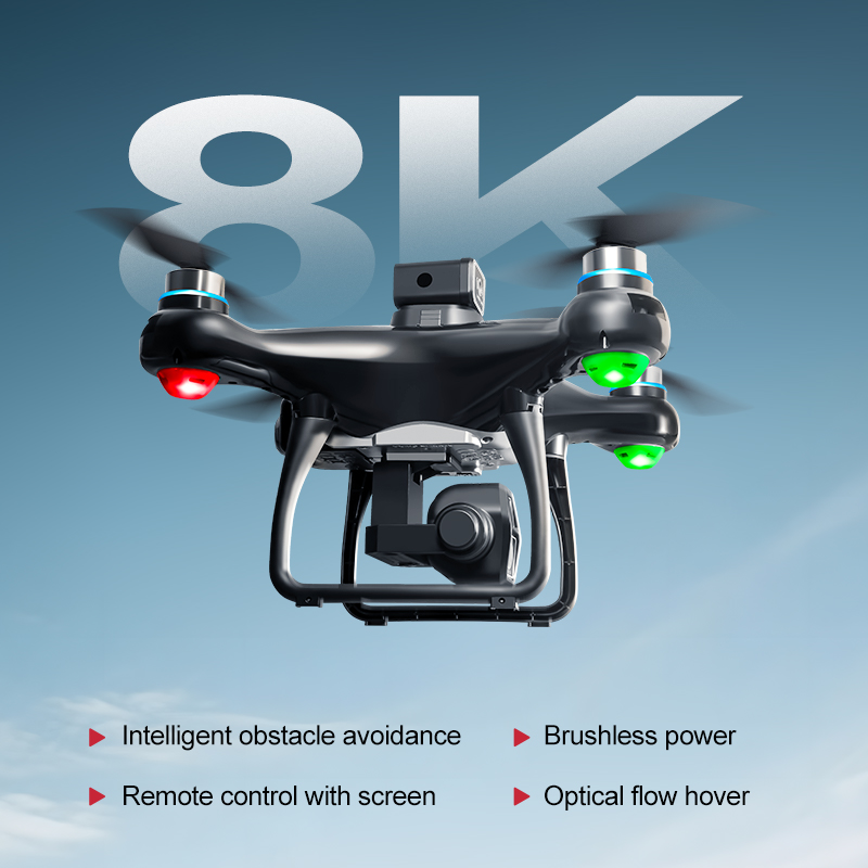 Drone Camera Mount - Bexine New Z3 GPSドローン、4.3インチスクリーン、5G WIFI FPV、プロ仕様デュアル8K