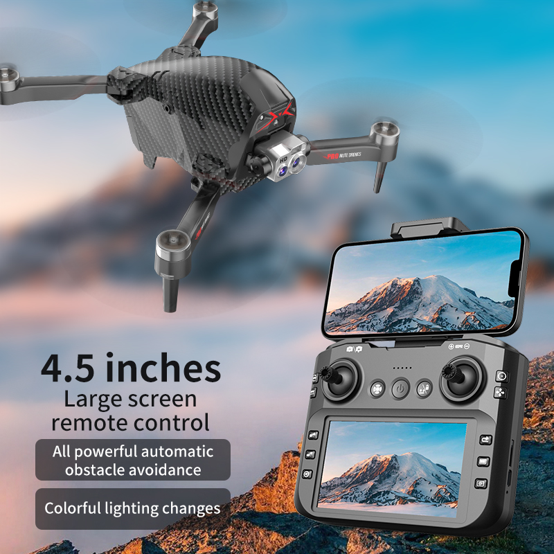 Drone Camera Lens - CS26ドローン、1080P FPVデュアルカメラ、スクリーンリモコン、ブラシレスモーター搭載、最大飛行高度50m、飛行速度5m/s、離陸重量140g、360度回転機能付き ° 障害物回避機能、バッテリー2個