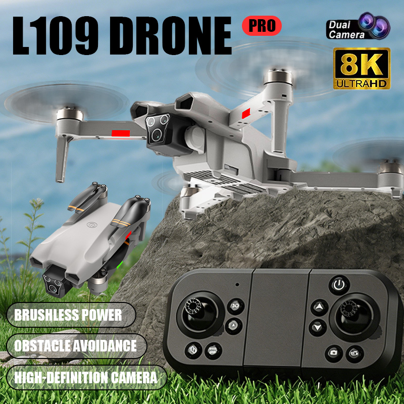 Drone Camera Mount - 新型ホットL017プロドローン ブラシレス 3Dロール 360 ° 折りたたみ式クアッドコプター