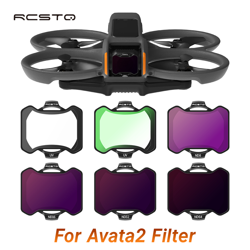 Drone Camera Filter - DJI Avata 2用 RCSTQ NDフィルター 光学ガラスレンズ