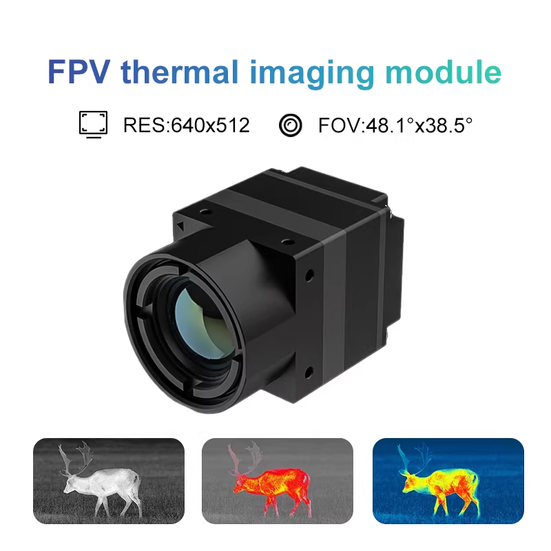 Drone Camera Thermal - FPVサーマルカメラ CVBSインターフェース 256/384/640 4MM 9MM マイクロサーマルイメージングカメラモジュール