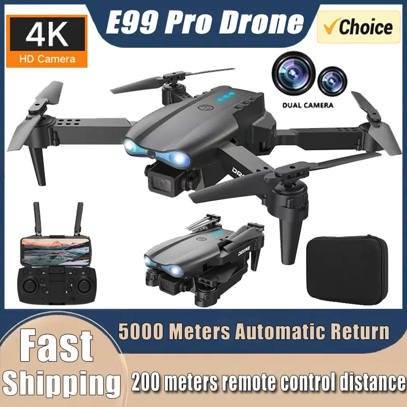 新型E99Pro RCドローン 4Kプロ仕様 広角デュアルH - Drone Camera Wide Angle のレビューと価格