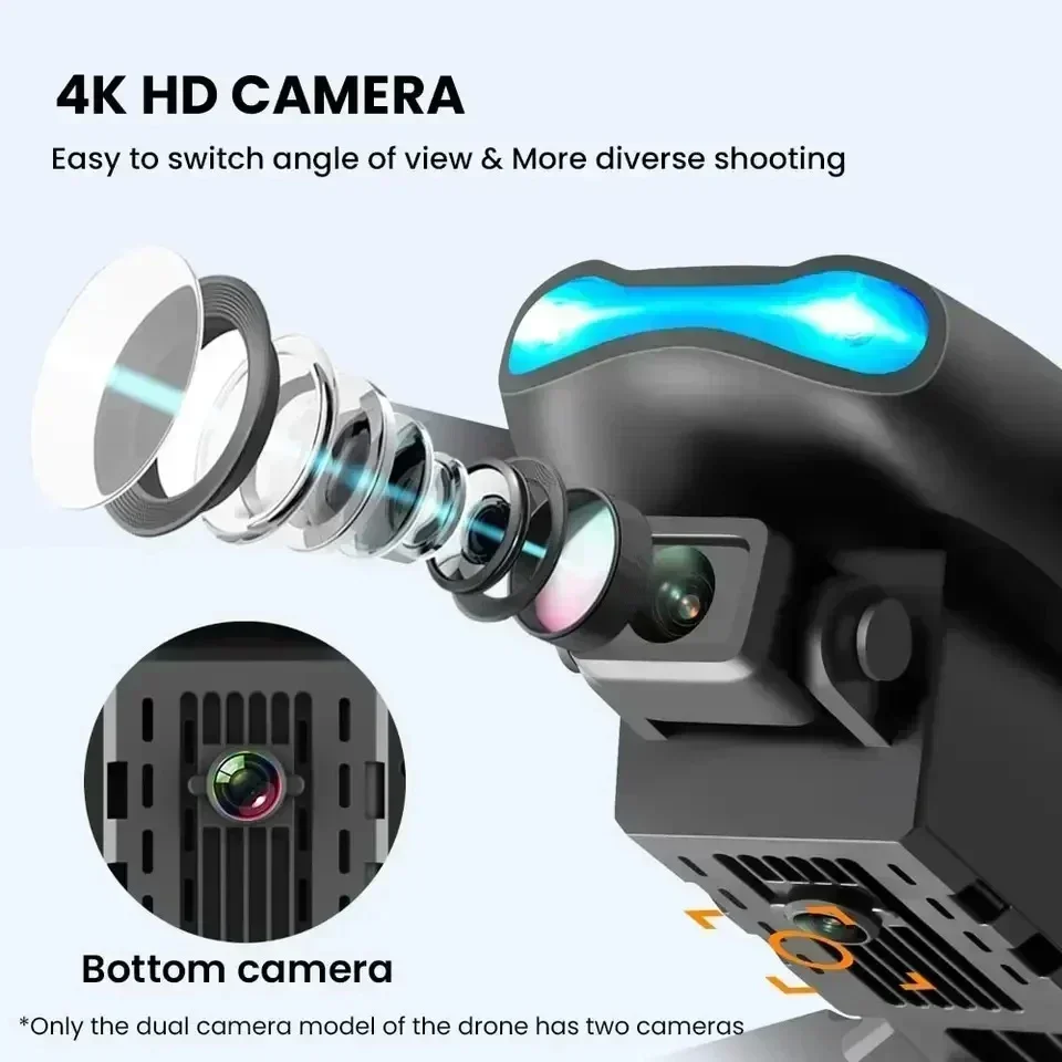 新型E99Pro RCドローン 4Kプロ仕様 広角デュアルH - Drone Camera Wide Angle のレビューと価格