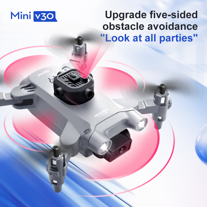 ミニ V30 WiFi FPV ドローン 4K HD デュア - Drone Camera 4K のレビューと価格