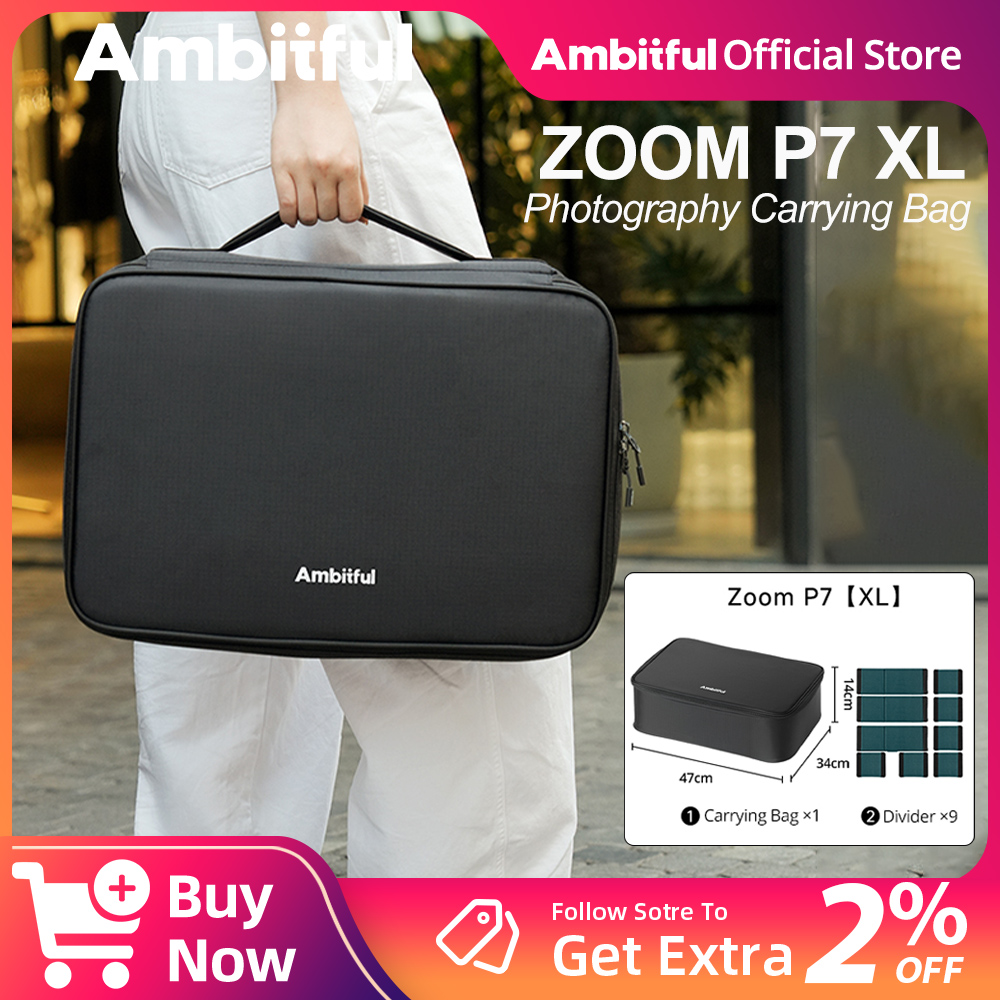 Ambitful ZOOM P7II XL 写真撮影用収納バ - Drone Camera Lens のレビューと価格