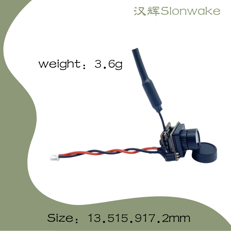 Slonwake 5.8G 48CH 25mW FPV VT - Drone Camera Wide Angle のレビューと価格