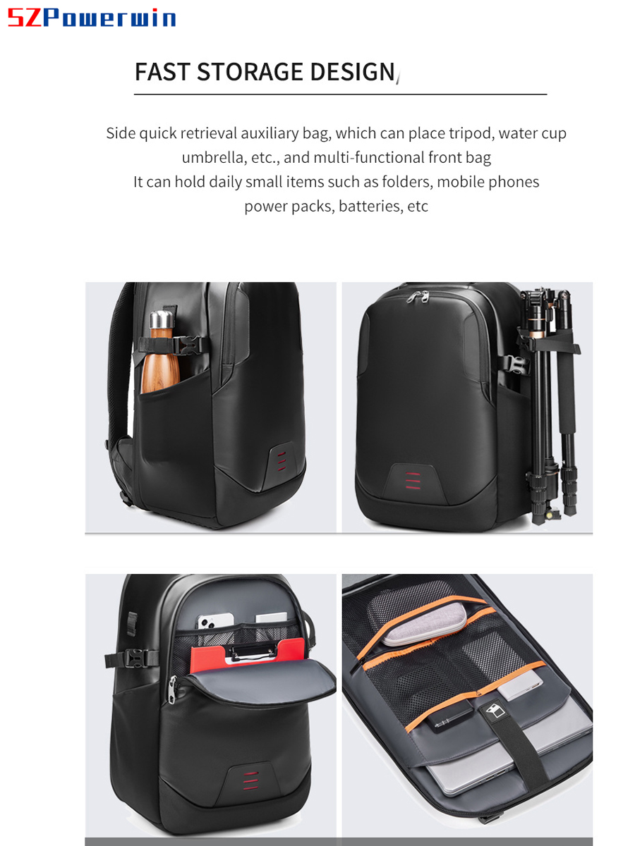 Powerwin 新型19インチ DSLRカメラバッグ 防水 - Drone Camera Case のレビューと価格