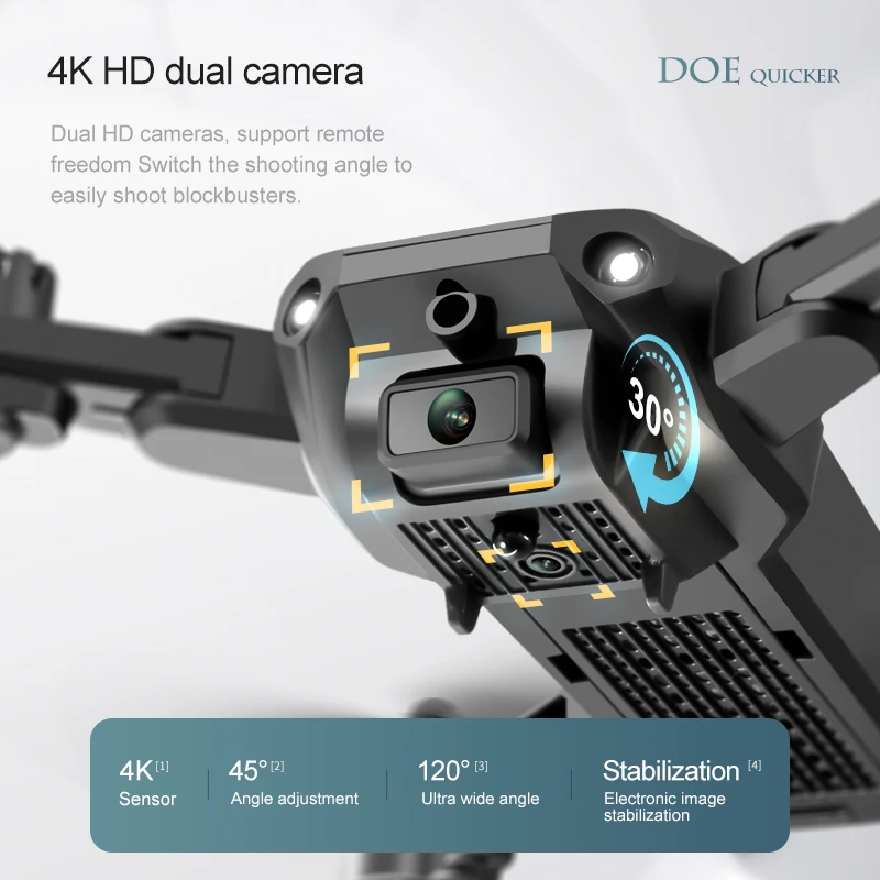 4drc-v23デュアルカメラ付きミニUAV,4k,1080 - Drone Camera Mount のレビューと価格