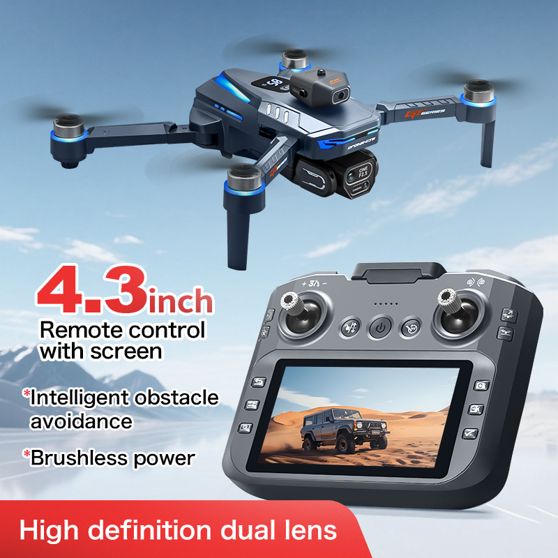 GT8 障害物回避空中ドローン – 大画面リモコン付き HD - Drone Camera 4K のレビューと価格