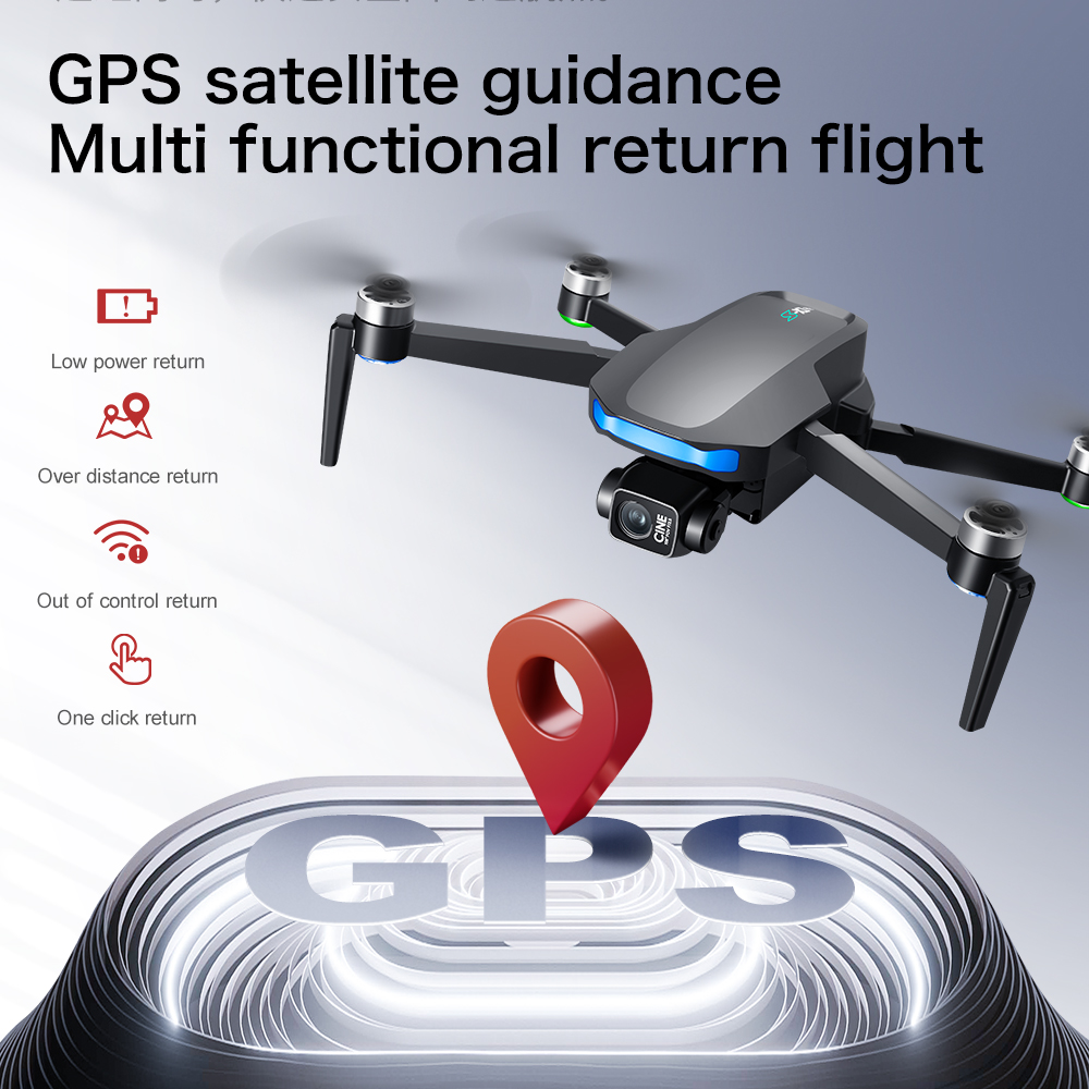 新型S-X1 MAXドローン GPS 8Kプロフェッショナル - Drone Camera Lens のレビューと価格