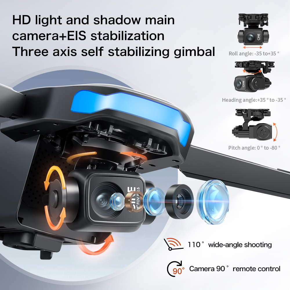 新型S-X1 MAXドローン GPS 8Kプロフェッショナル - Drone Camera Lens のレビューと価格