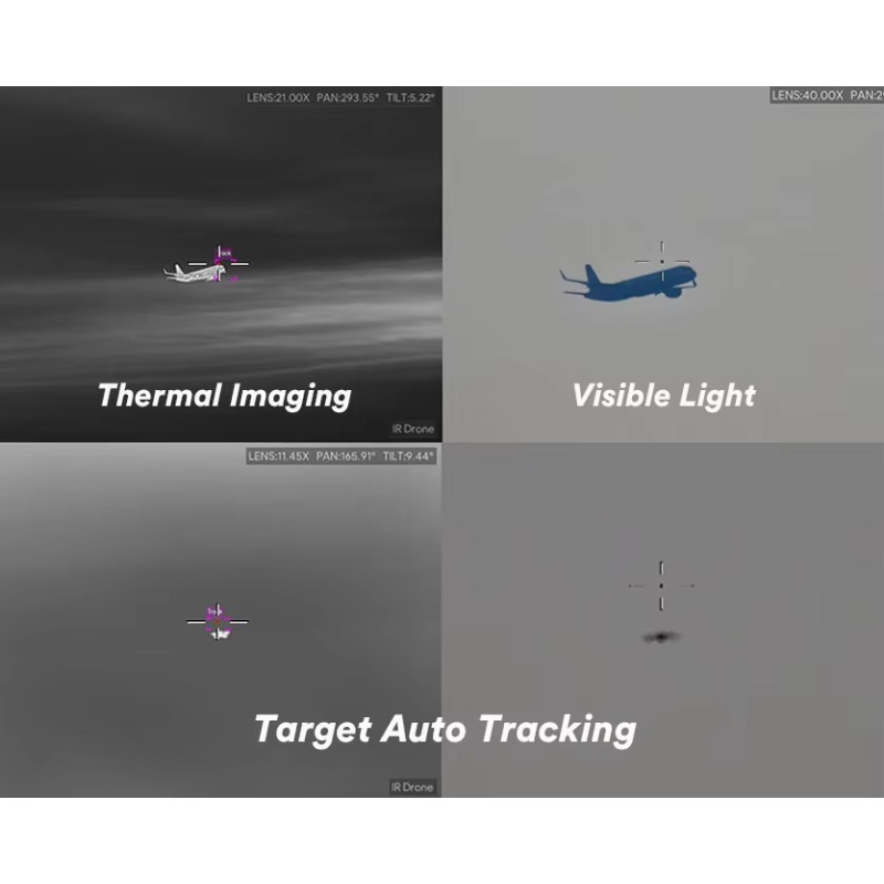 高精度長距離車載ドローン自動追跡サーマルイメージングCCTV - Drone Camera Thermal のレビューと価格
