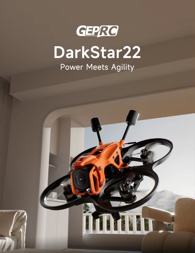 新型GEPRC DarkStar22 O4 Pro HD F - Drone Camera Mount のレビューと価格