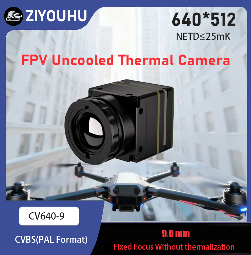 ZIYOUHU 新着 640x512 FPV ドローンサーマ - Drone Camera Thermal のレビューと価格