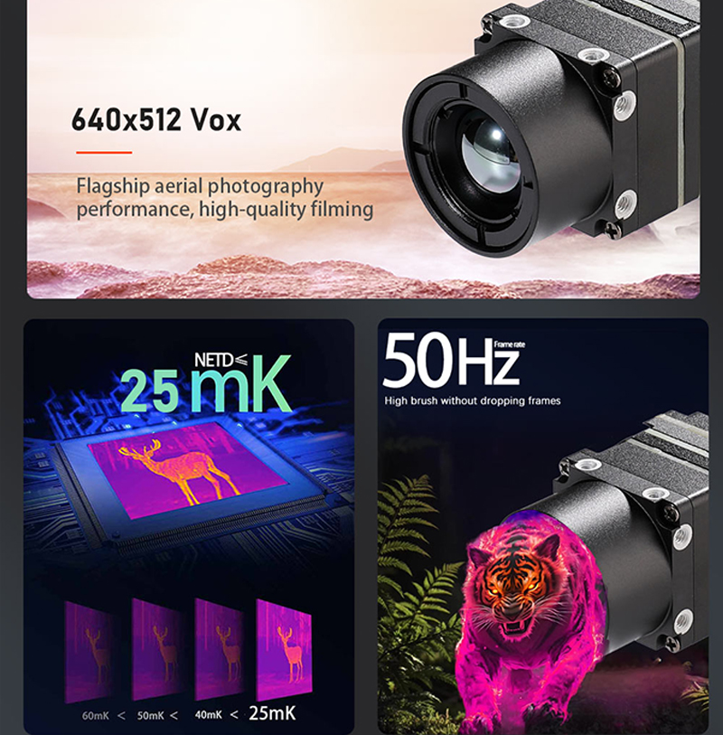 新着商品 640x512 FPVドローン用サーマルカメラモジ - Drone Camera Thermal のレビューと価格